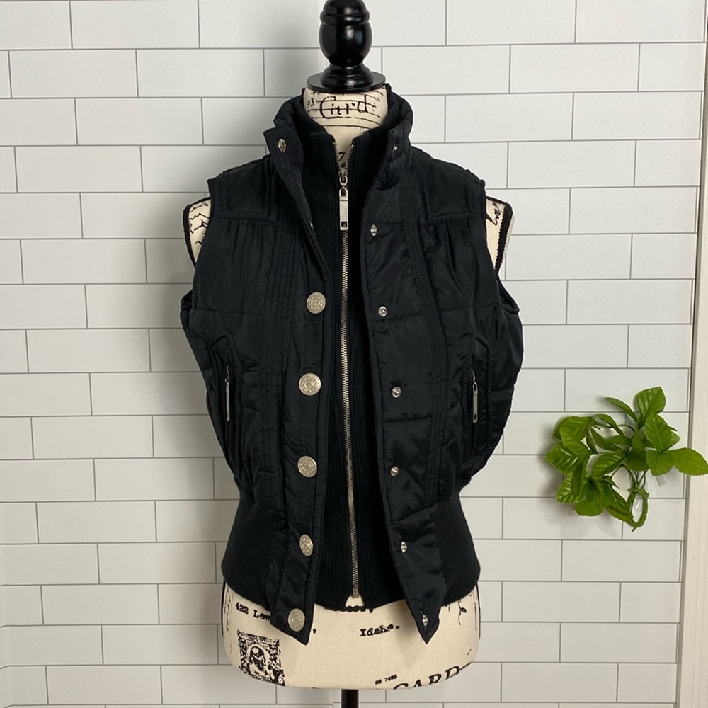 Maurices Black Puffer Vest Size Small Worn Once‼️